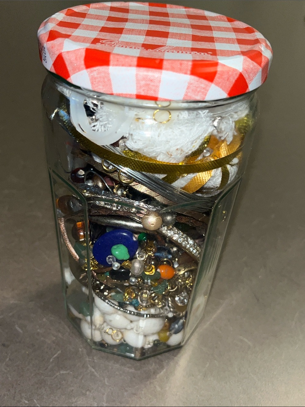 Craft jewelry jar and other accessories